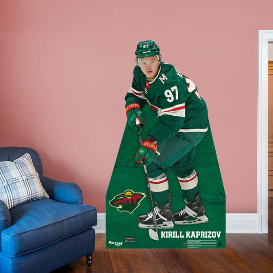 Minnesota Wild: Kirill Kaprizov Life-Size Foam Core Cutout - Officially Licensed NHL Stand Out