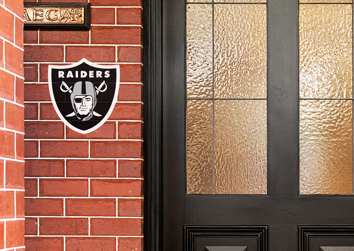 Las Vegas Raiders:  Alumigraphic Logo        - Officially Licensed NFL    Outdoor Graphic