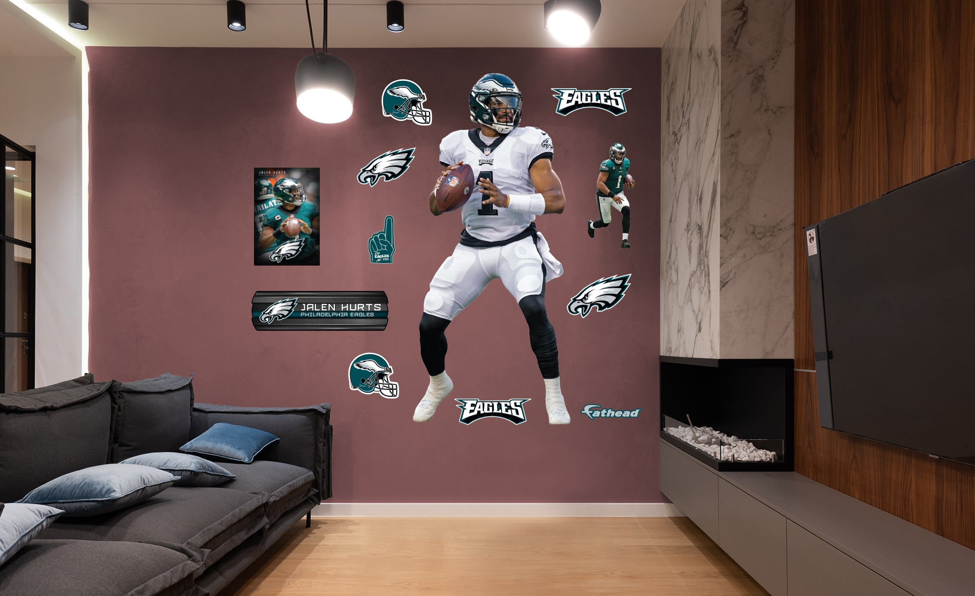 Philadelphia Eagles: Jalen Hurts 2022 Emoji - Officially Licensed NFLPA  Removable Adhesive Decal