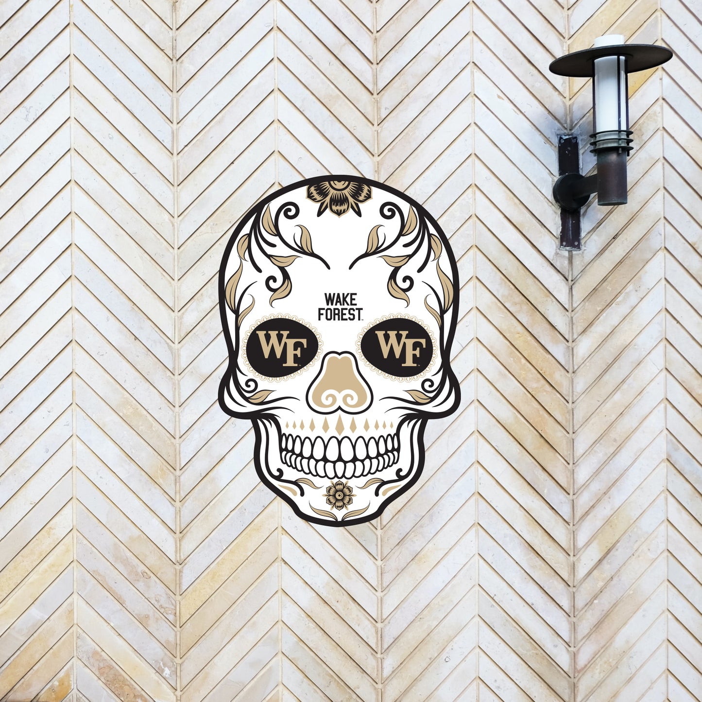 Wake Forest Demon Decons:   Outdoor Skull        - Officially Licensed NCAA    Outdoor Graphic