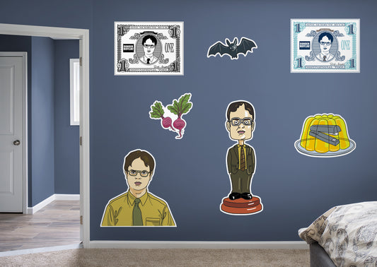 The Office Dwight         - Officially Licensed NBC Universal Removable Wall   Adhesive Decal