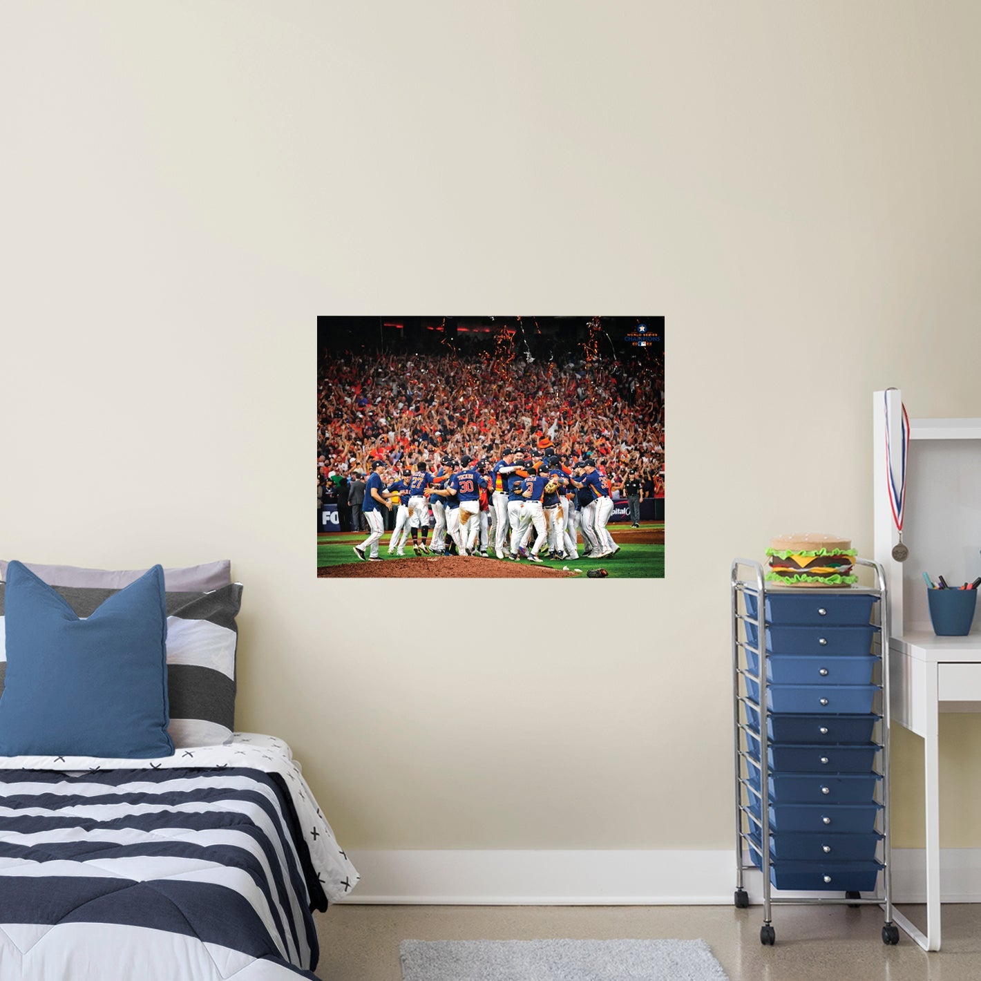 Houston Astros: 2022 World Series Champions Team Celebration Poster - Officially Licensed MLB Removable Adhesive Decal