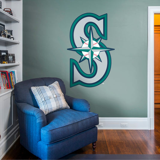 Seattle Mariners: Alternate Logo - Officially Licensed MLB Removable Wall Decal