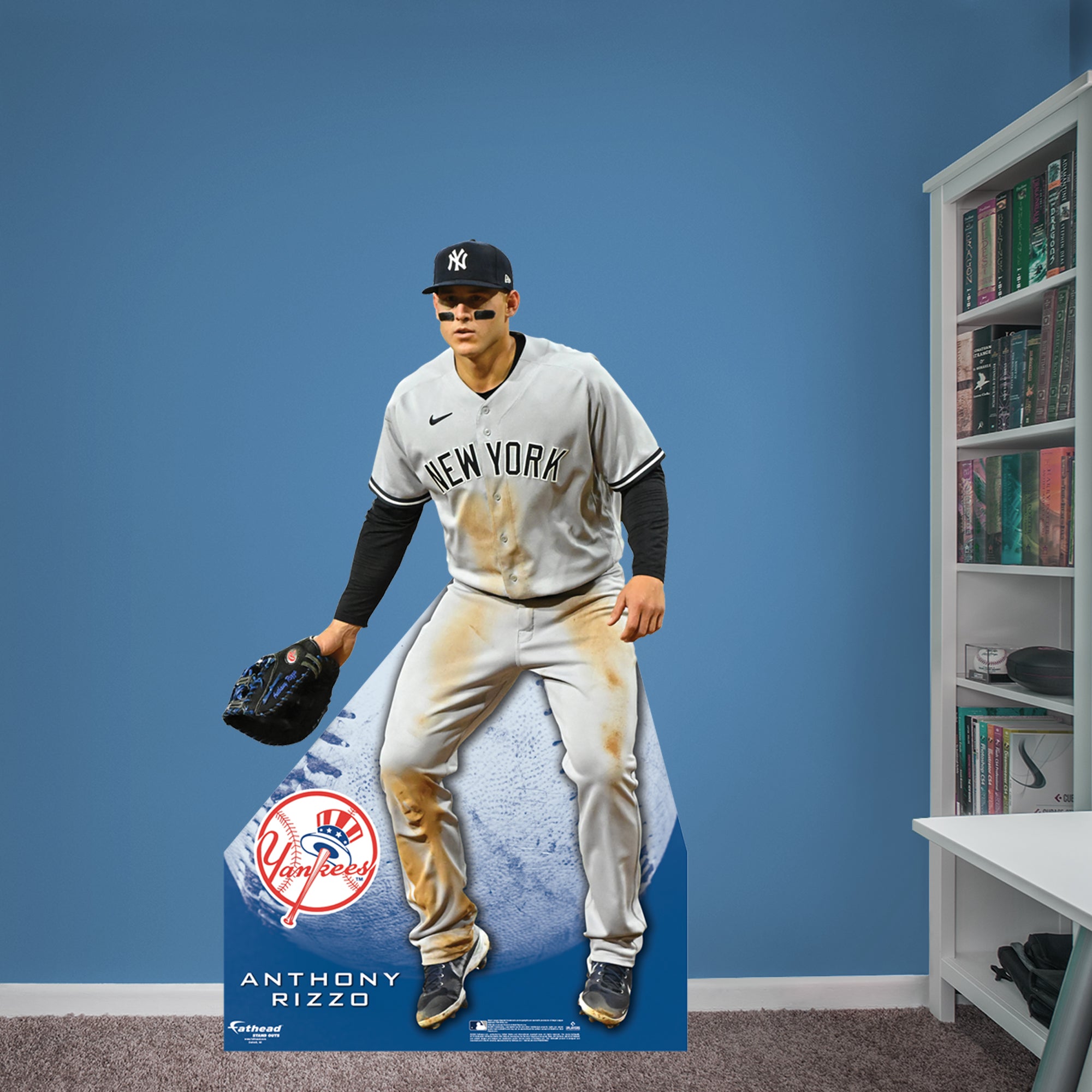 Number 48 Anthony Rizzo Fan Yankees White Baseball Jsy Fan Made S-5XL
