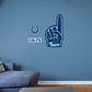 Indianapolis Colts: Foam Finger - Officially Licensed NFL Removable Adhesive Decal
