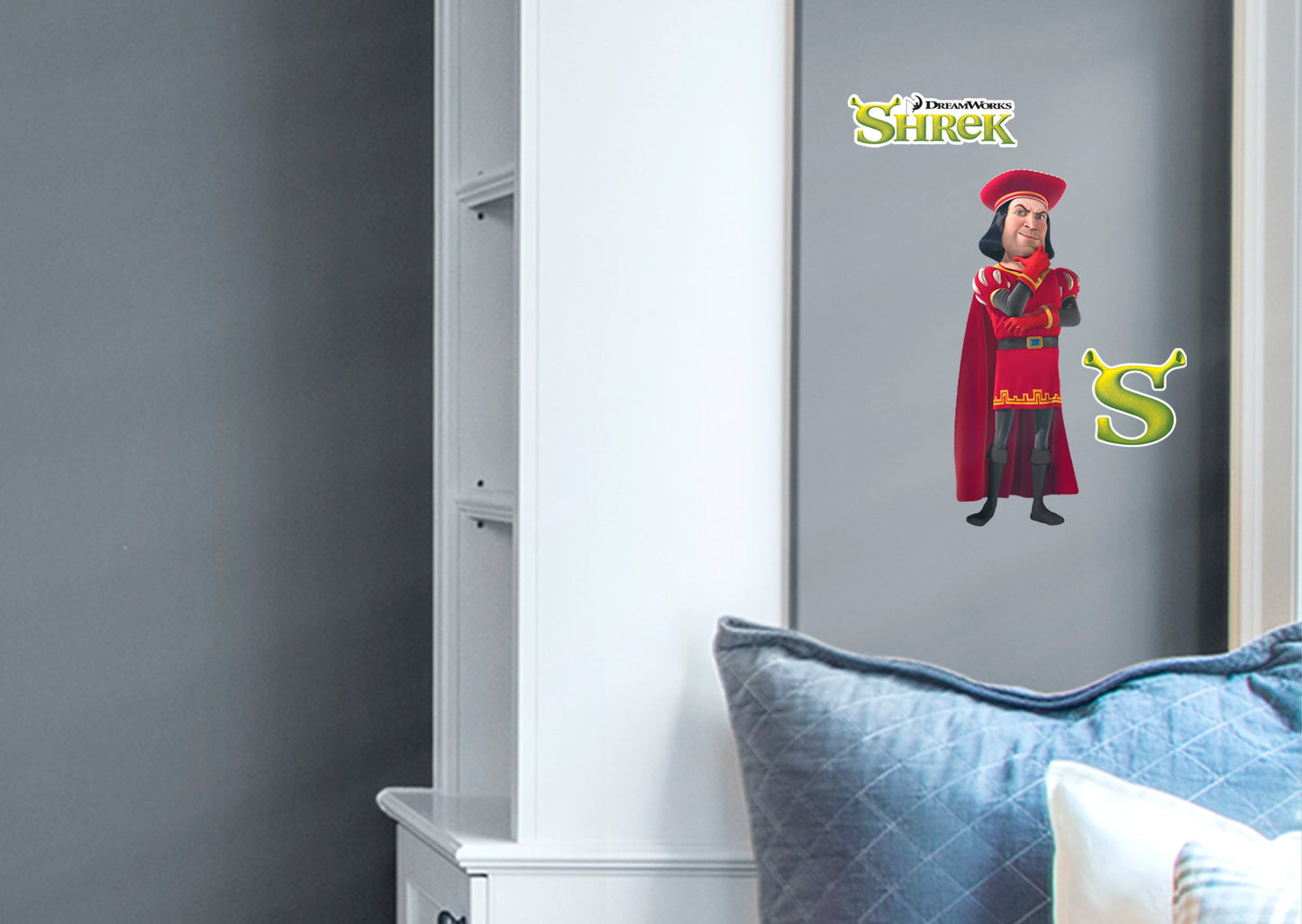 Shrek: Lord Farquaad RealBig - Officially Licensed NBC Universal Removable Adhesive Decal