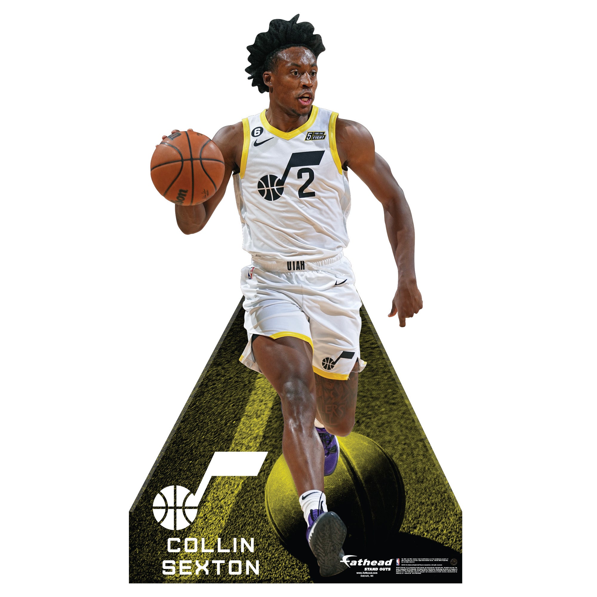 Utah Jazz: Collin Sexton 2022 Classic Jersey - Officially Licensed NBA –  Fathead