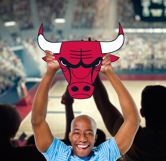 Chicago Bulls: Logo Foam Core Cutout - Officially Licensed NBA Big Head