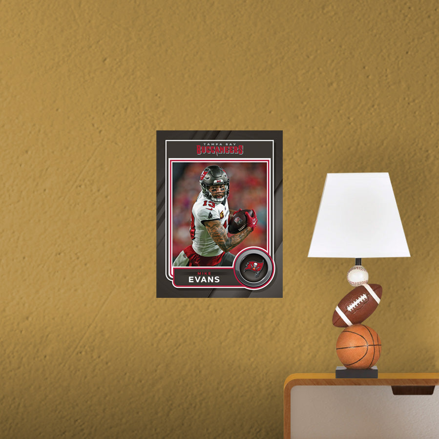 Tampa Bay Buccaneers: Mike Evans Poster - Officially Licensed NFL Removable Adhesive Decal