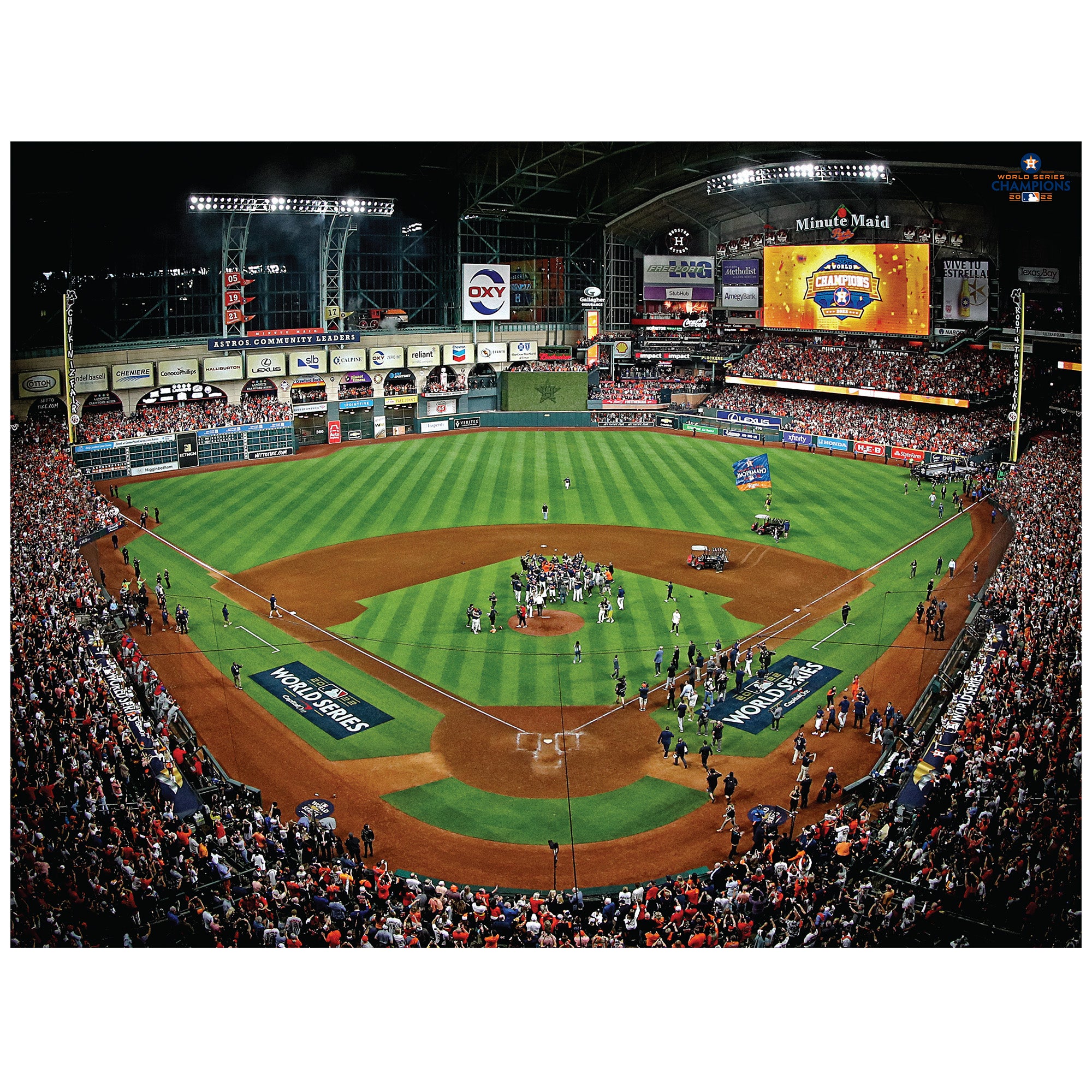 Download Houston Astros Monochrome Stadium Wallpaper