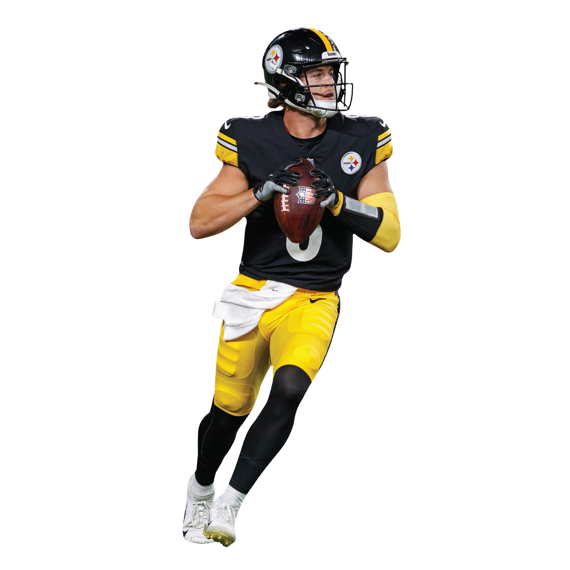 KENNY PICKETT Pittsburgh Steelers Unsigned Custom Black Sewn 