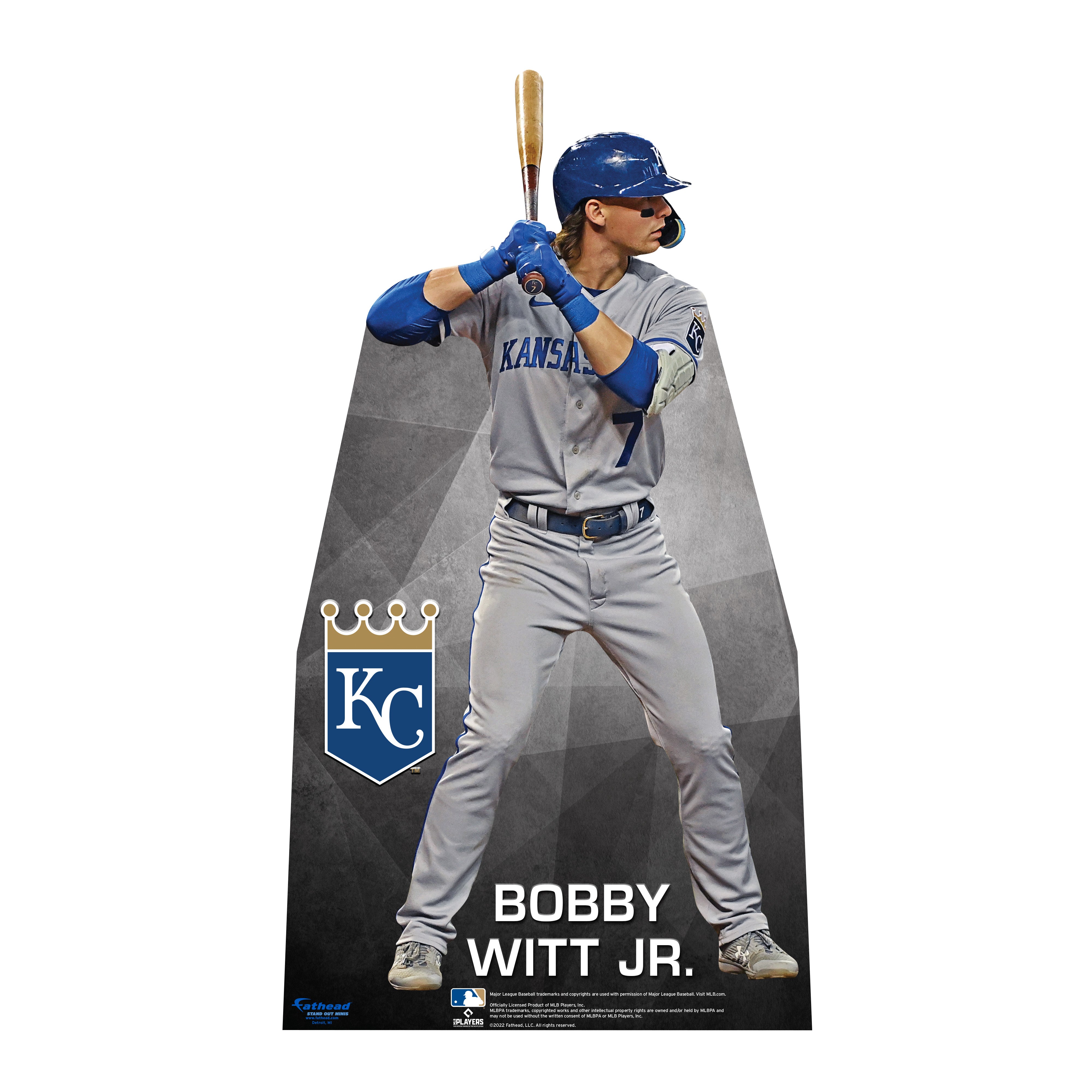 Kansas City Royals: Bobby Witt Jr. 2022 - Officially Licensed MLB