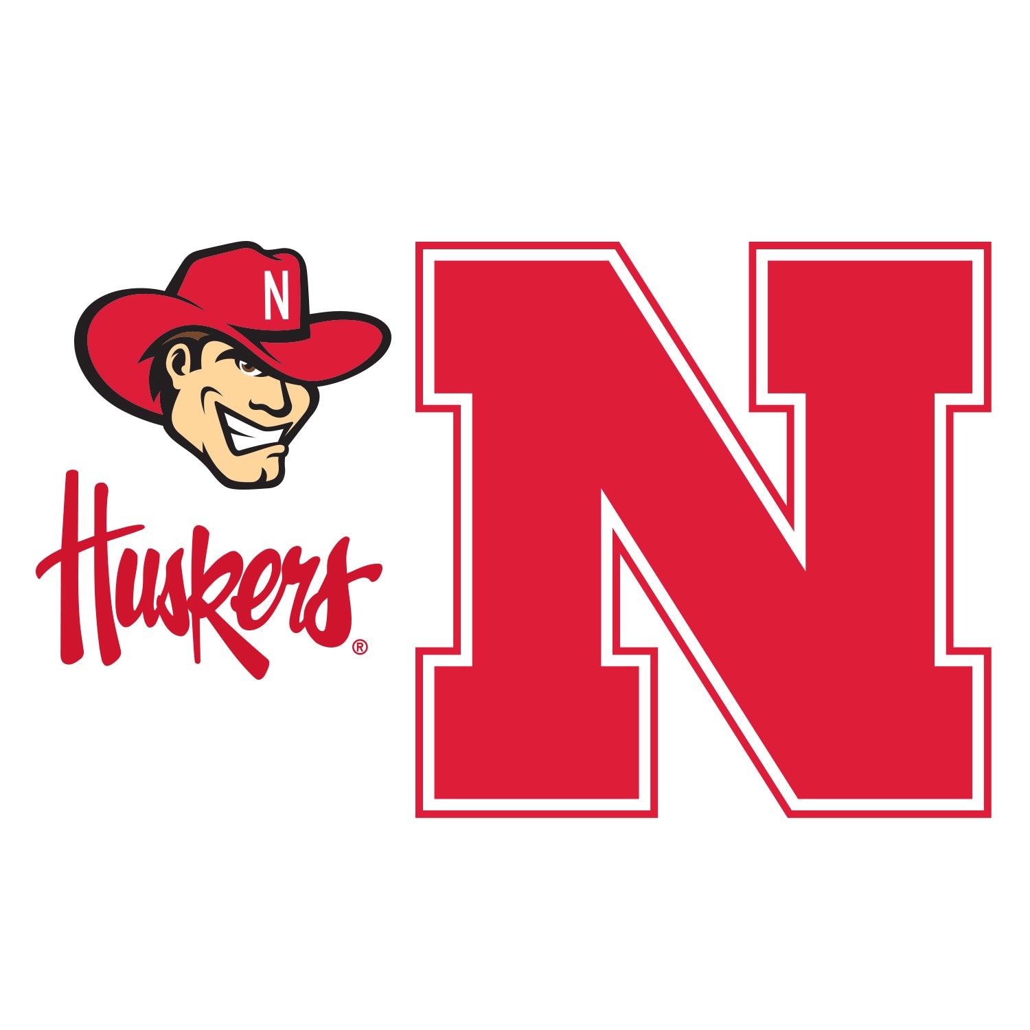 Nebraska Cornhuskers: Logo - Officially Licensed NCAA Removable Adhesi –  Fathead