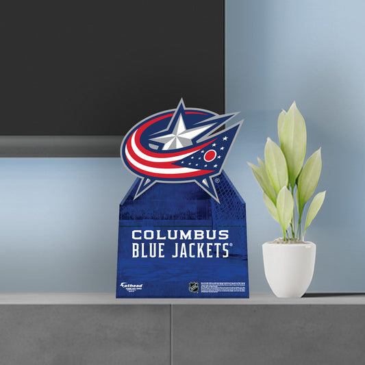 Columbus Blue Jackets:   Logo  Mini   Cardstock Cutout  - Officially Licensed NHL    Stand Out