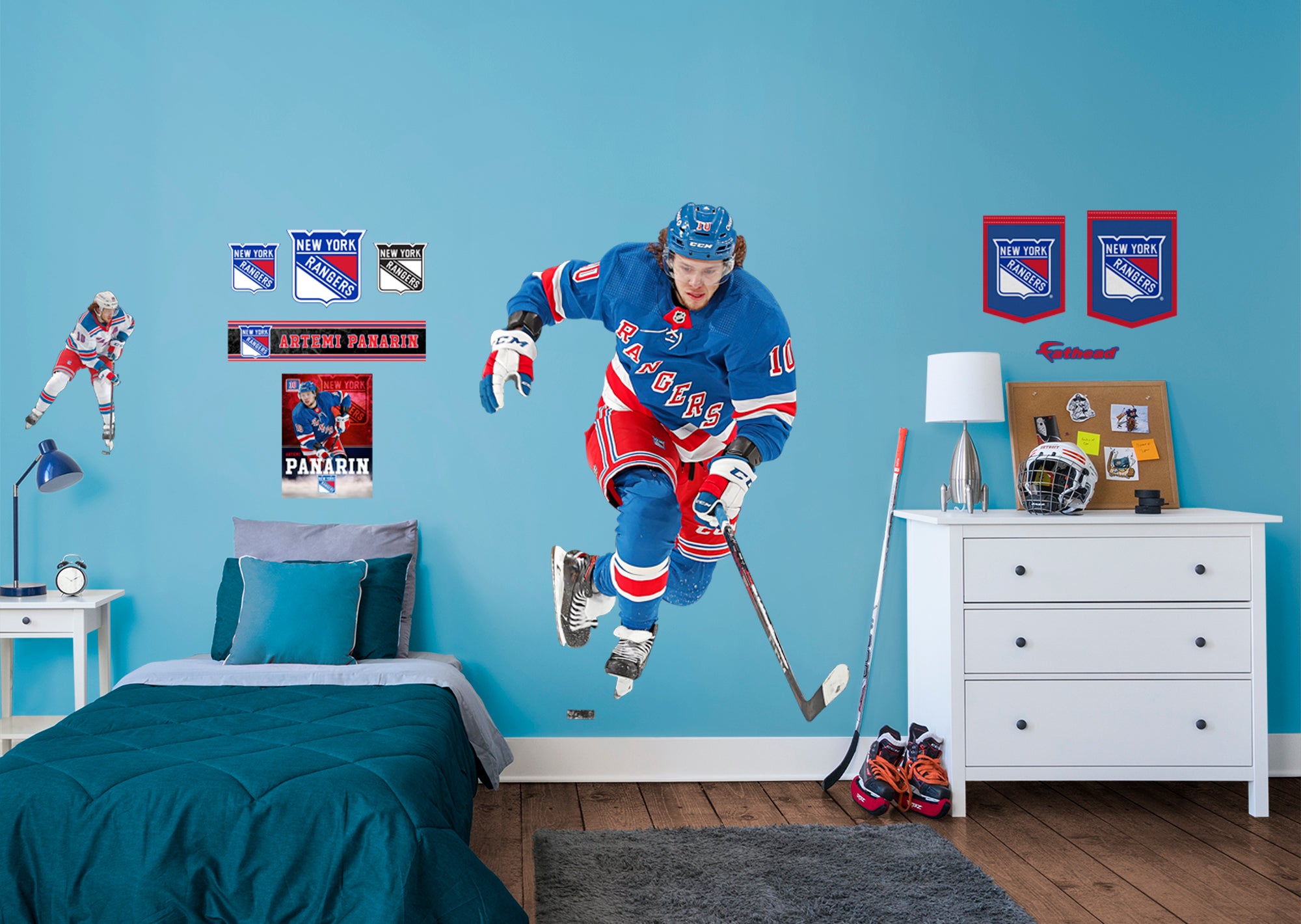 Artemi Panarin Poster New York Rangers NHL Sports Print -  Sweden