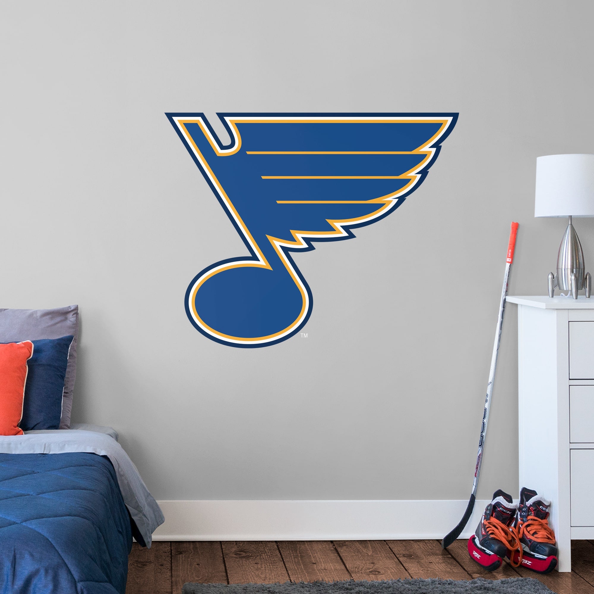 St. Louis Blues for St Louis Blues: Logo - NHL Removable Wall Decal Large