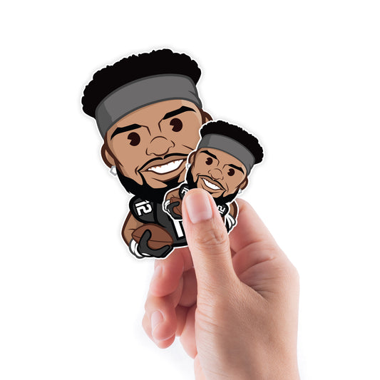 New Orleans Saints: Chris Olave  Emoji Minis        - Officially Licensed NFLPA Removable     Adhesive Decal