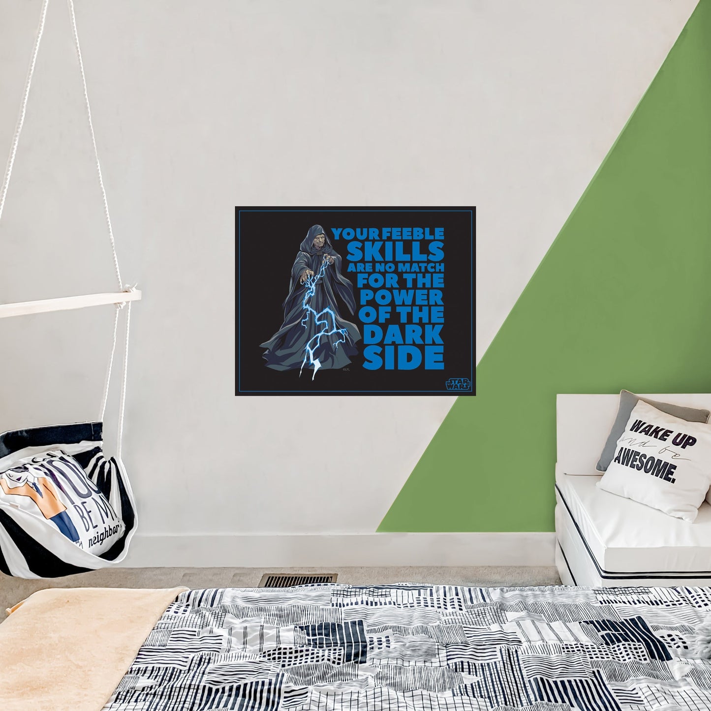 Emperor Feeble Skills Quote Poster - Officially Licensed Star Wars Removable Adhesive Decal