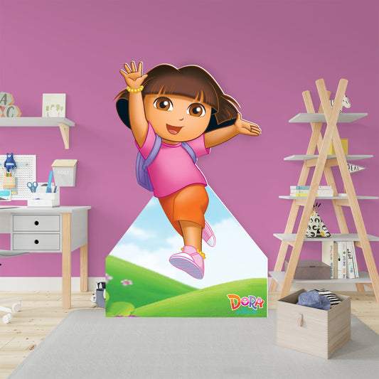 Dora the Explorer: Dora jumping Life-Size Foam Core Cutout - Officially Licensed Nickelodeon Stand Out