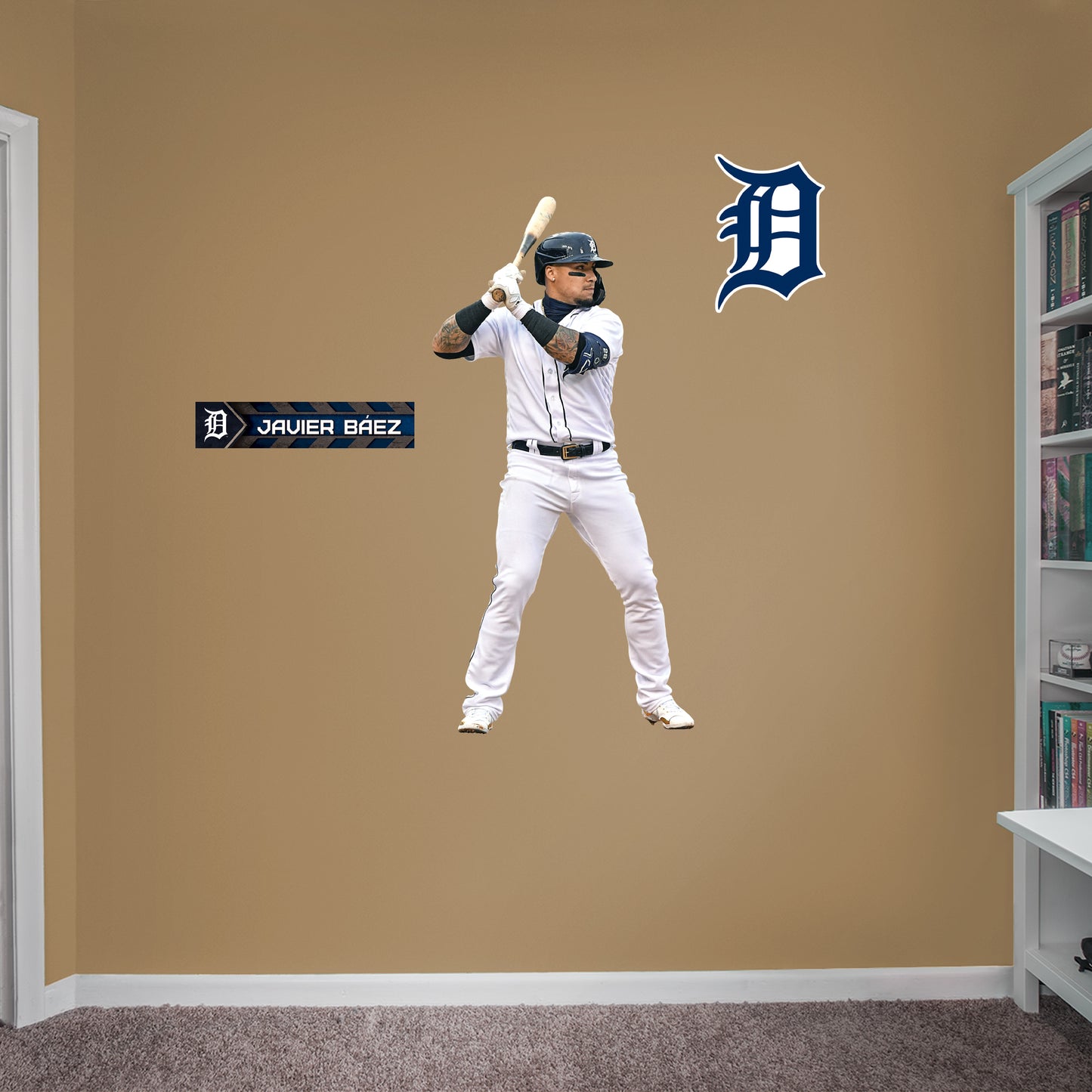 Detroit Tigers: Javier BÃ¡ez - Officially Licensed MLB Removable Adhesive Decal