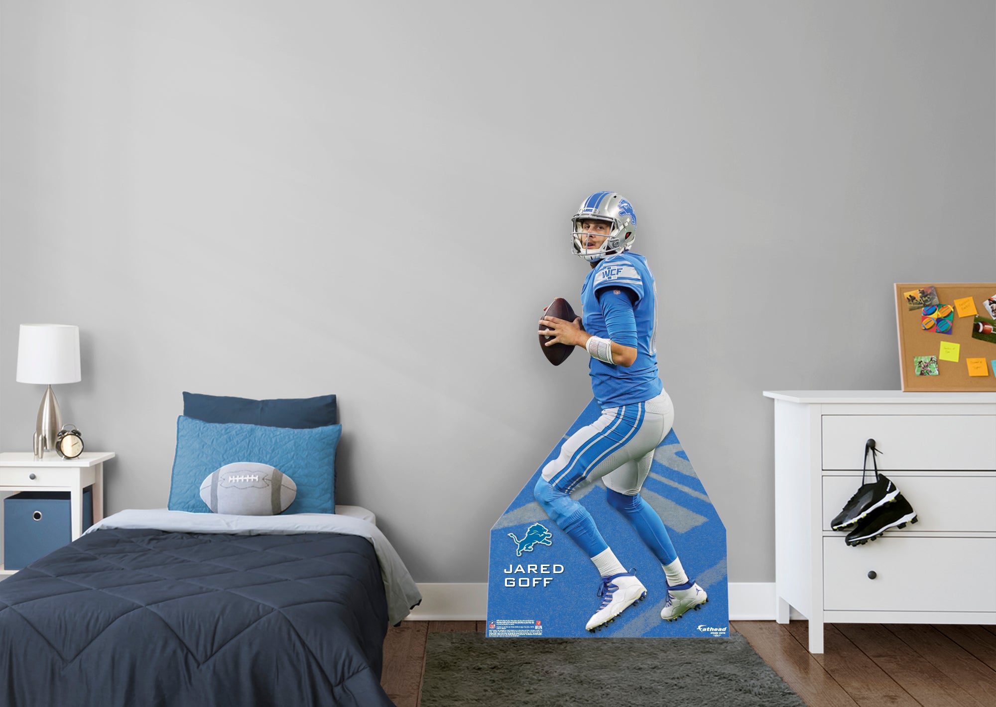 Detroit Lions Jared Goff American Football Player Sport Wall - POSTER  20"x30"