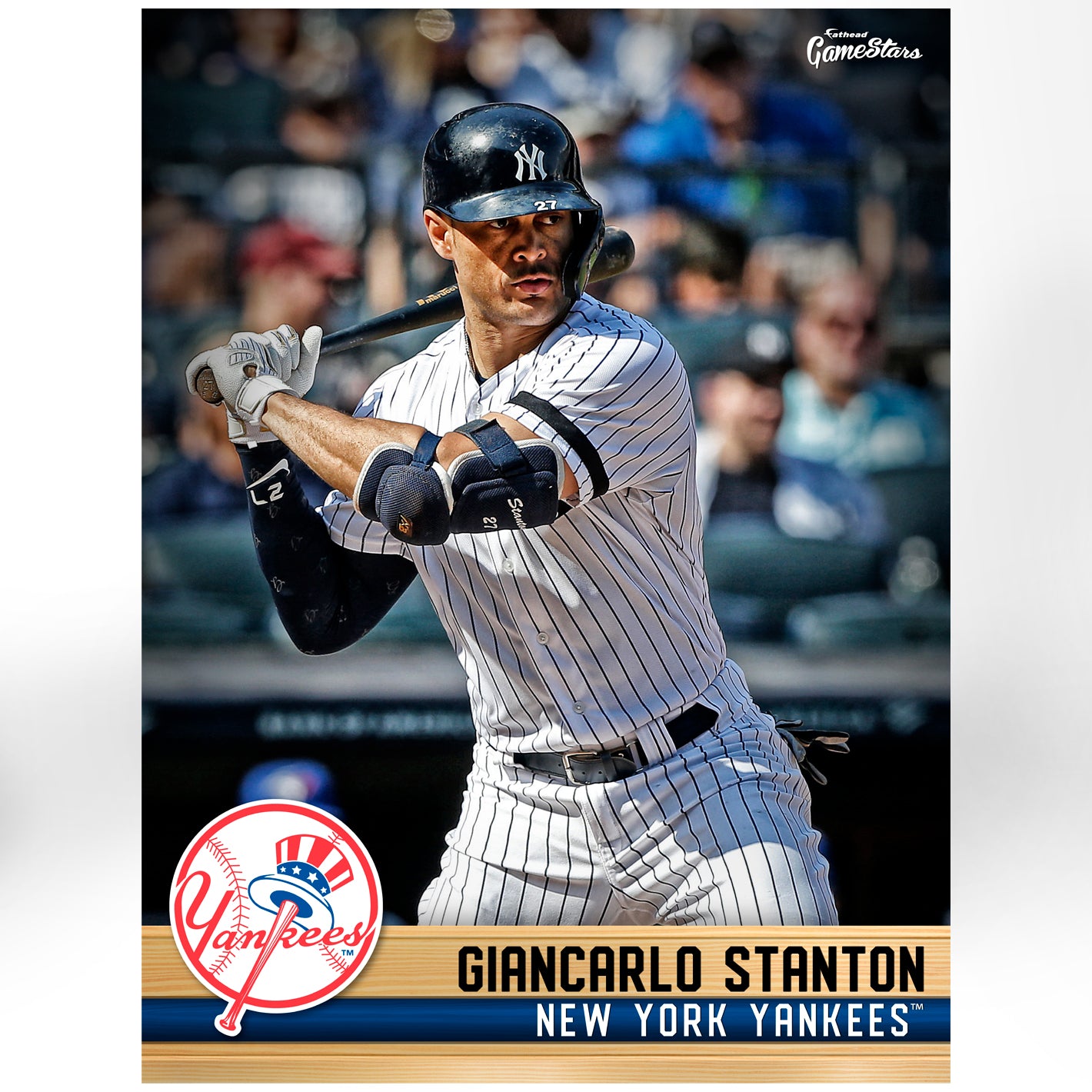 New York Yankees: Giancarlo Stanton 2021 GameStar - MLB Removable Wall Adhesive Wall Decal Giant 36W x 48H