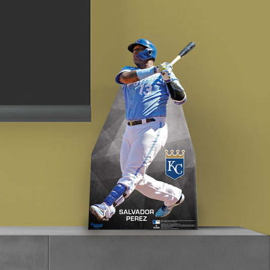 Kansas City Royals: Salvador Perez   Mini   Cardstock Cutout  - Officially Licensed MLB    Stand Out