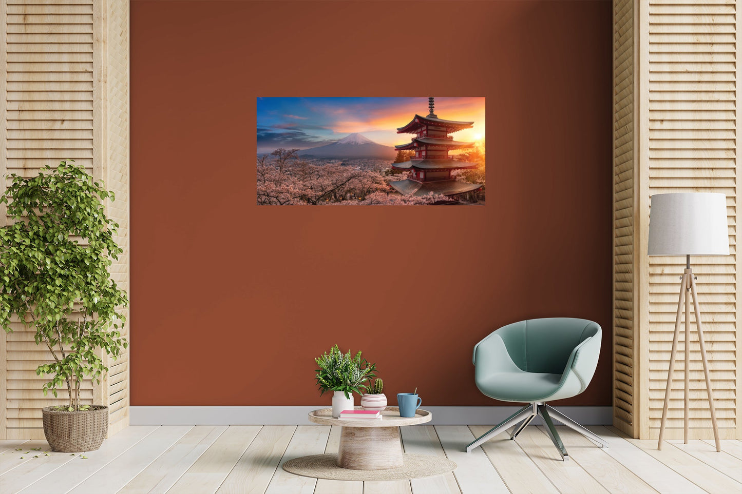 Popular Landmarks: Japan Realistic Poster - Removable Adhesive Decal