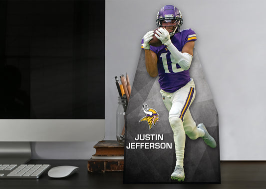 Minnesota Vikings: Justin Jefferson  Stand Out Mini        - Officially Licensed NFL    Stand Out