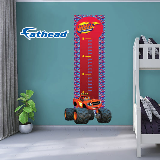 Blaze and the Monster Machines: Blaze Growth Chart - Officially Licensed Nickelodeon Removable Adhesive Decal