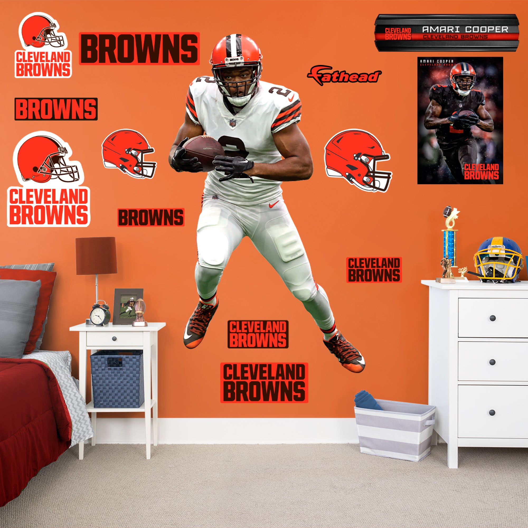 Cleveland Browns: Myles Garrett 2021 - Officially Licensed NFL Removab –  Fathead