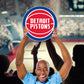 Detroit Pistons: Logo Foam Core Cutout - Officially Licensed NBA Big Head