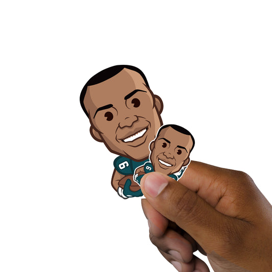 Philadelphia Eagles: DeVonta Smith  Emoji Minis        - Officially Licensed NFLPA Removable     Adhesive Decal