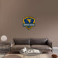 West Virginia Mountaineers:   Badge Personalized Name        - Officially Licensed NCAA Removable     Adhesive Decal