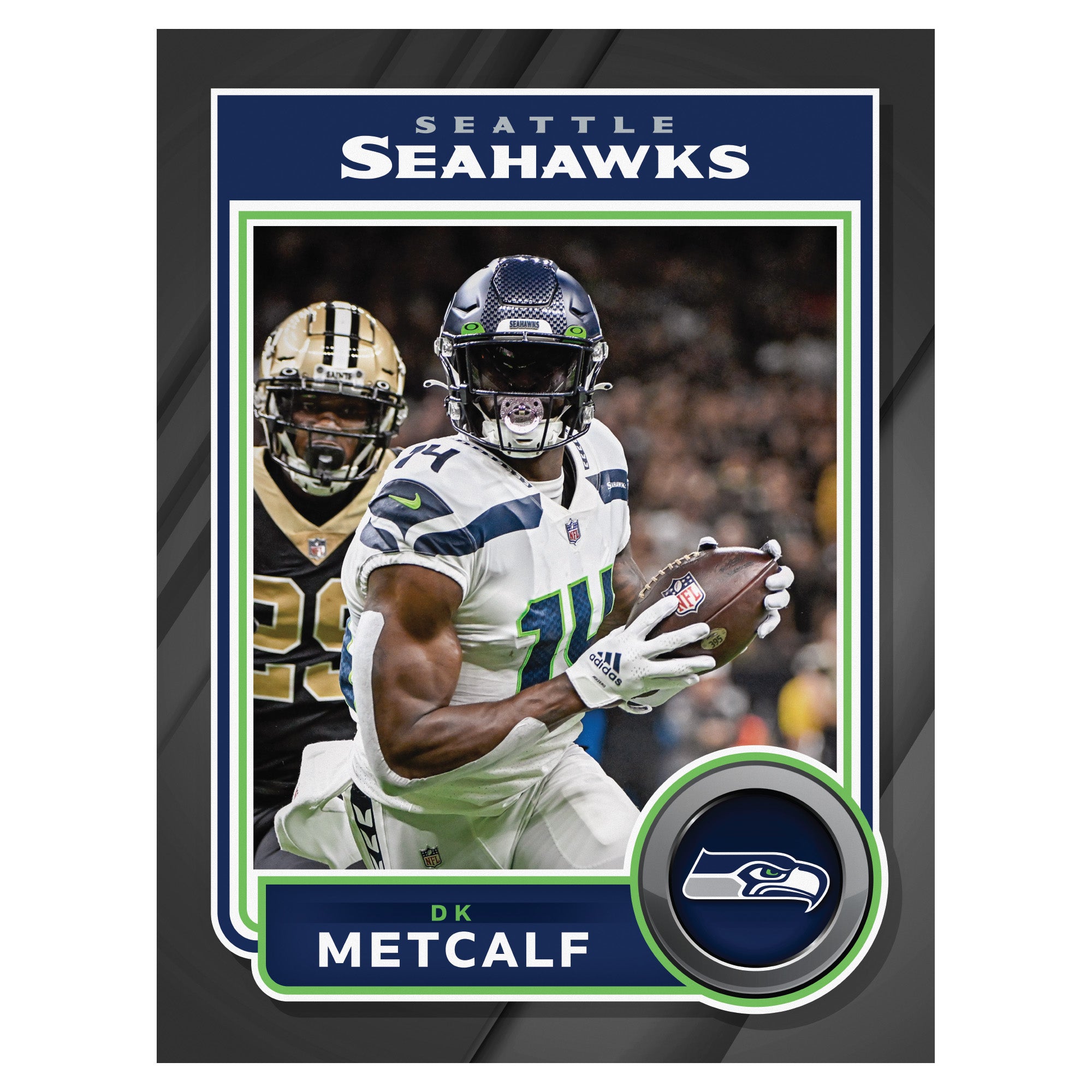 DK Metcalf Autographed Seattle Seahawks Custom Jersey