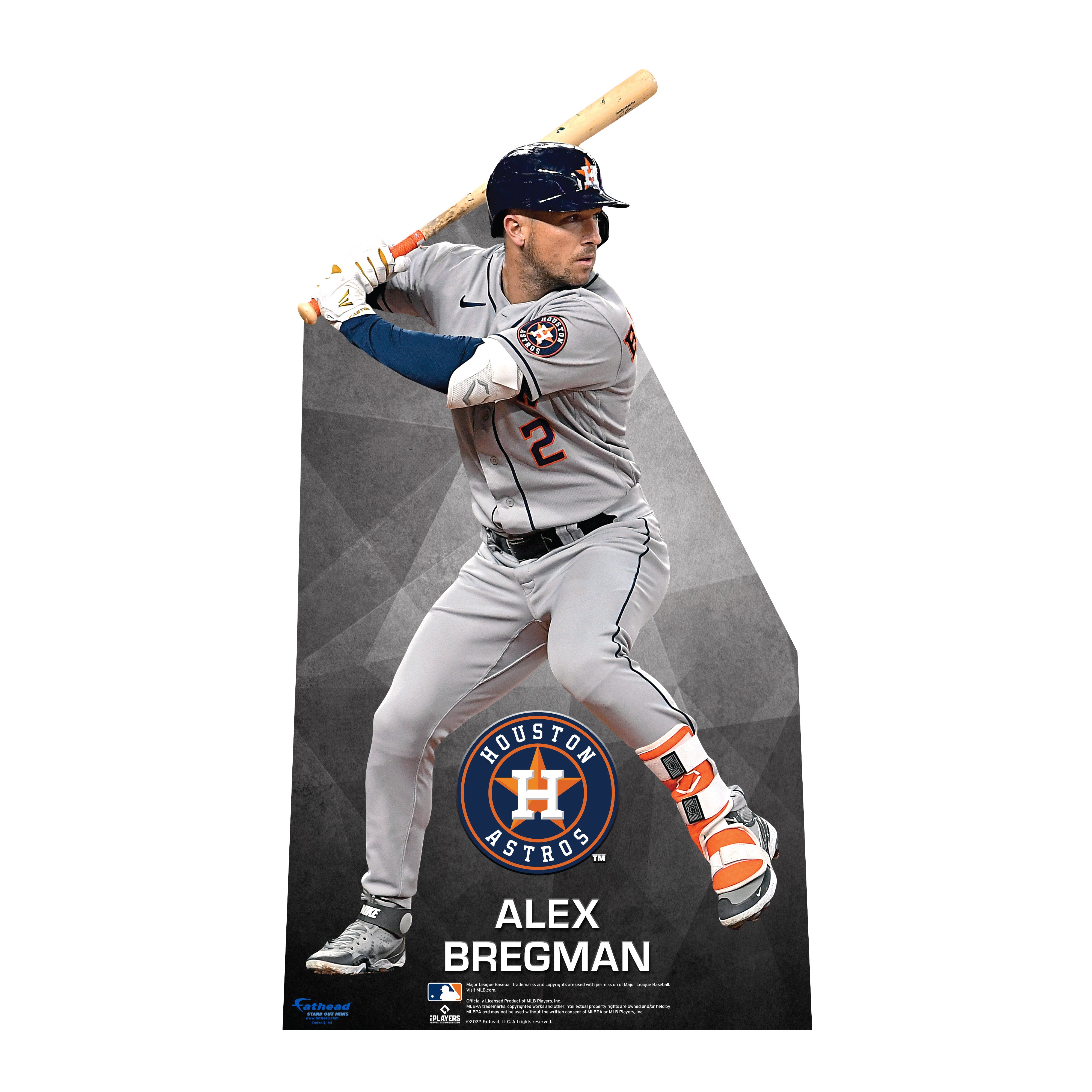 Houston Astros: Alex Bregman 2022 Mini Cardstock Cutout - Officially L