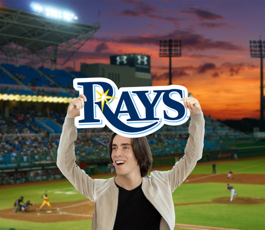 Tampa Bay Rays: Logo Foam Core Cutout - Officially Licensed MLB Big Head