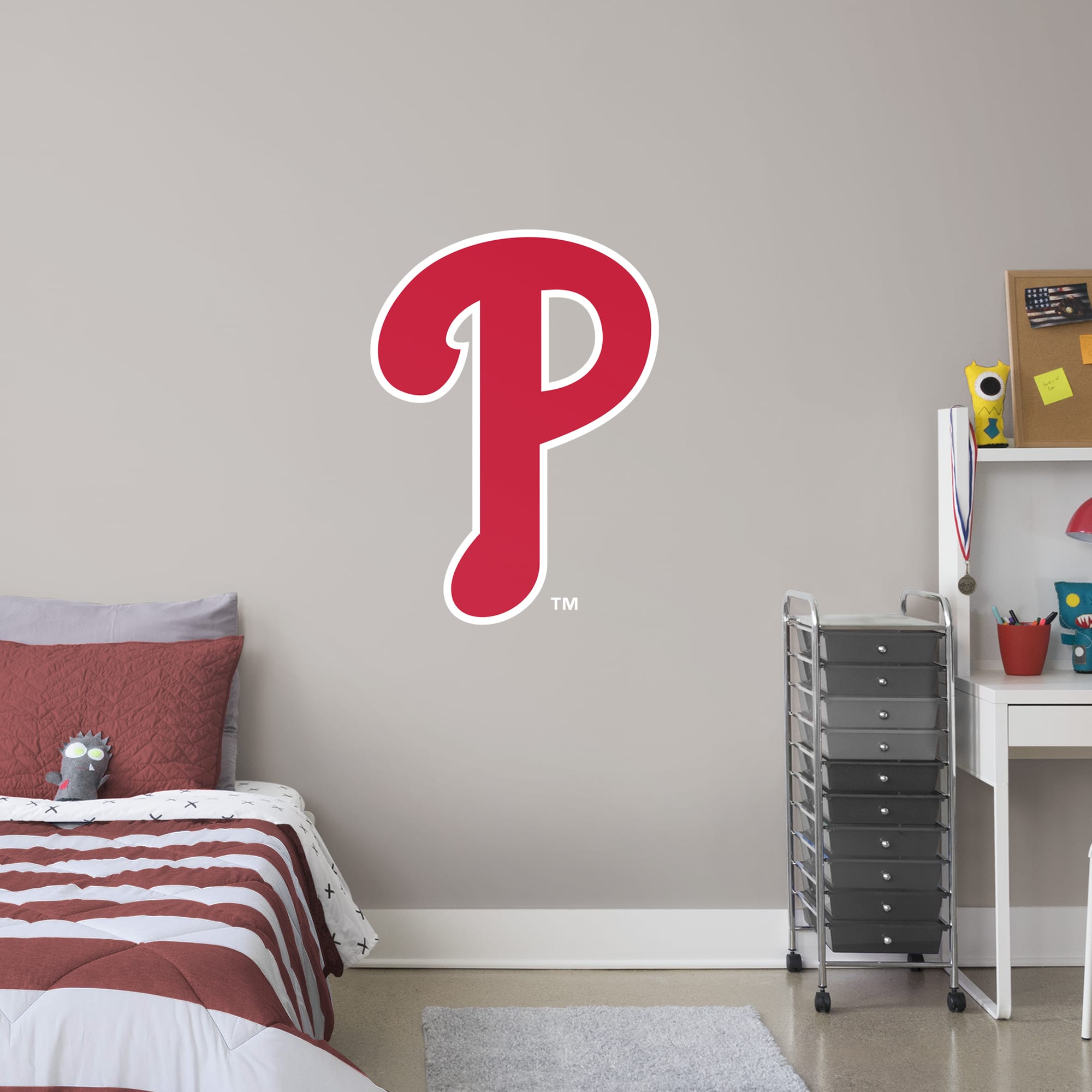 Philadelphia Phillies Phanatic Painted Wall Mural