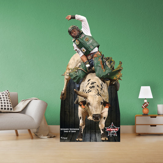PBR: Keyshawn Whitehorse- Trail of Tears Life-Size Foam Core Cutout - Officially Licensed Pro Bull Riding Stand Out