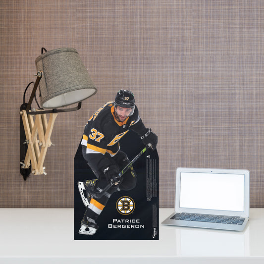 Boston Bruins: Patrice Bergeron Mini Cardstock Cutout - Officially Licensed NHL Stand Out