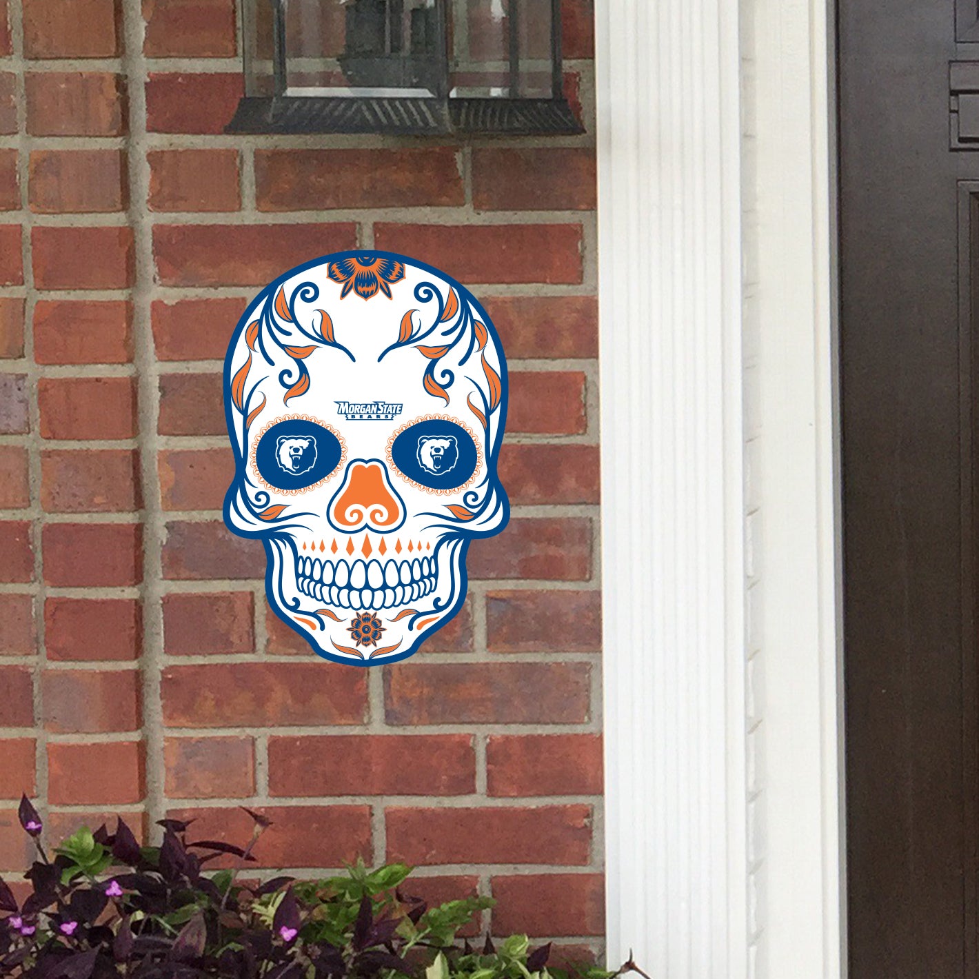 Morgan State Bears:   Outdoor Skull        - Officially Licensed NCAA    Outdoor Graphic