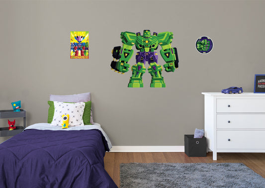 Avengers: Mech Strike: Hulk RealBig        - Officially Licensed Marvel Removable Wall   Adhesive Decal