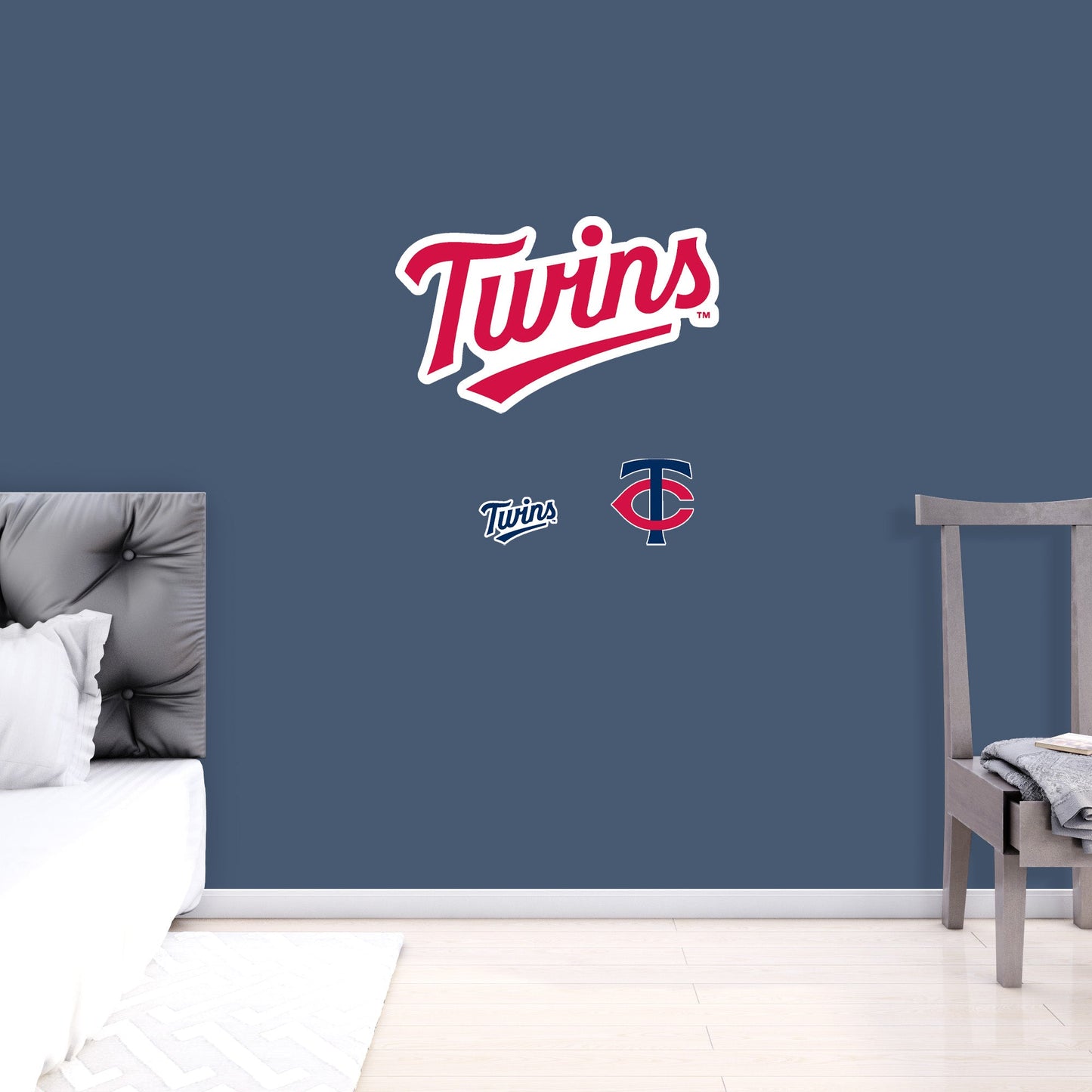 Minnesota Twins:   Alternate Logo        - Officially Licensed MLB Removable     Adhesive Decal