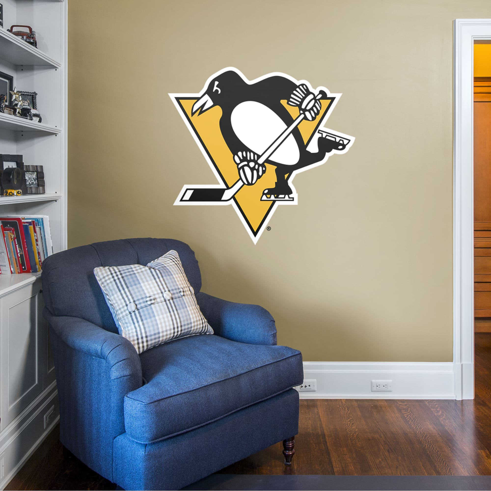 Pittsburgh Steelers NFL Team Logo Penguins Hockey All Over Print