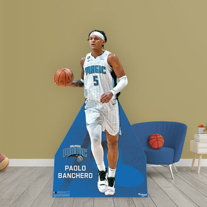 Orlando Magic: Paolo Banchero Life-Size Foam Core Cutout - Officially Licensed NBA Stand Out