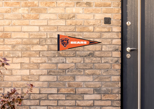 Chicago Bears:  Alumigraphic Pennant        - Officially Licensed NFL    Outdoor Graphic