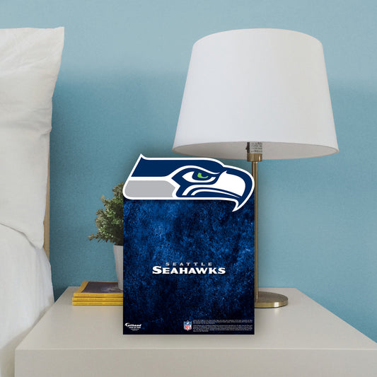 Seattle Seahawks:   Logo  Mini   Cardstock Cutout  - Officially Licensed NFL    Stand Out