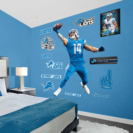 Life-Size Athlete +11 Decals (49"W x 78"H)
