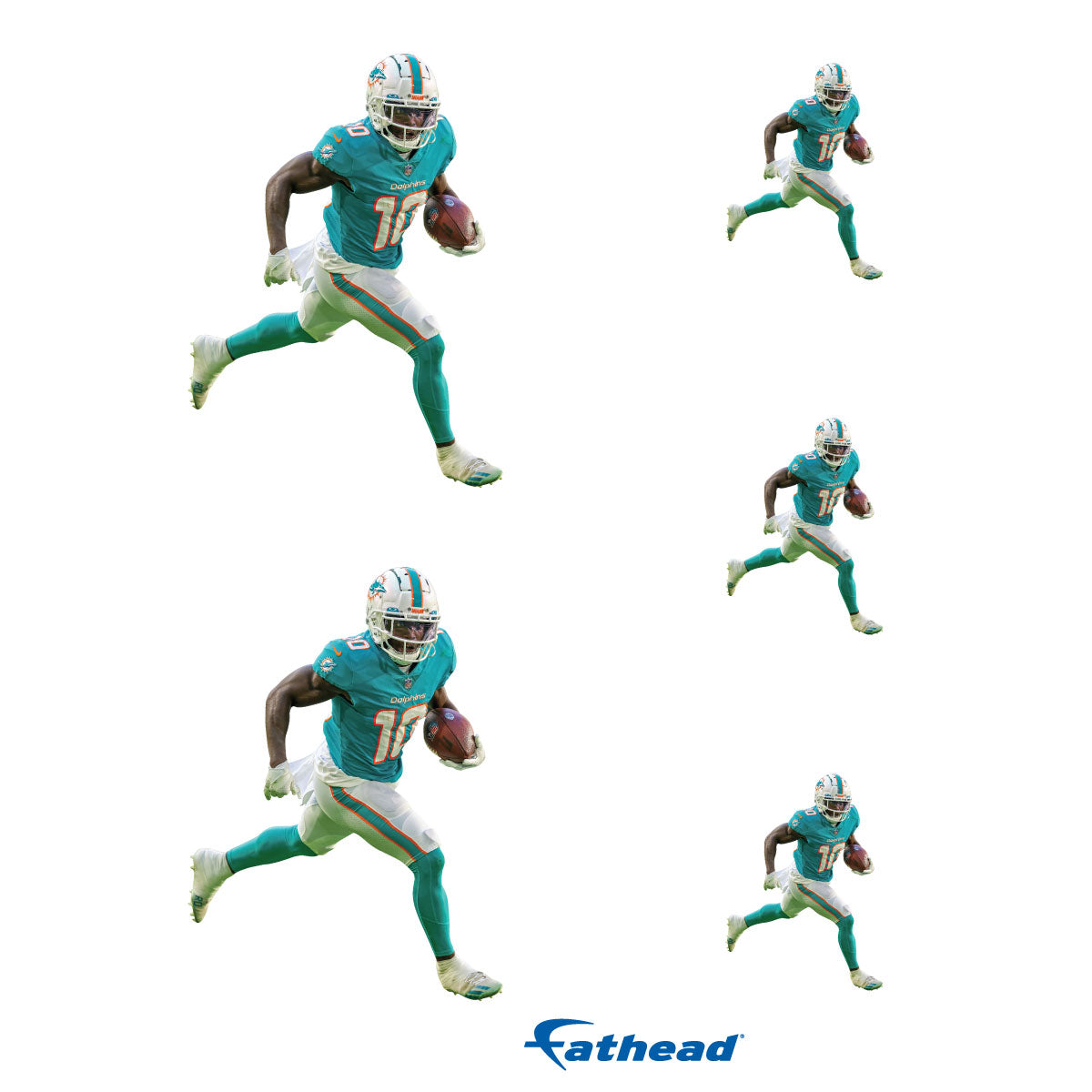 Miami DOLPHINS TYREEK HILL STICKER - NFL Miami Vice Premium Vinyl