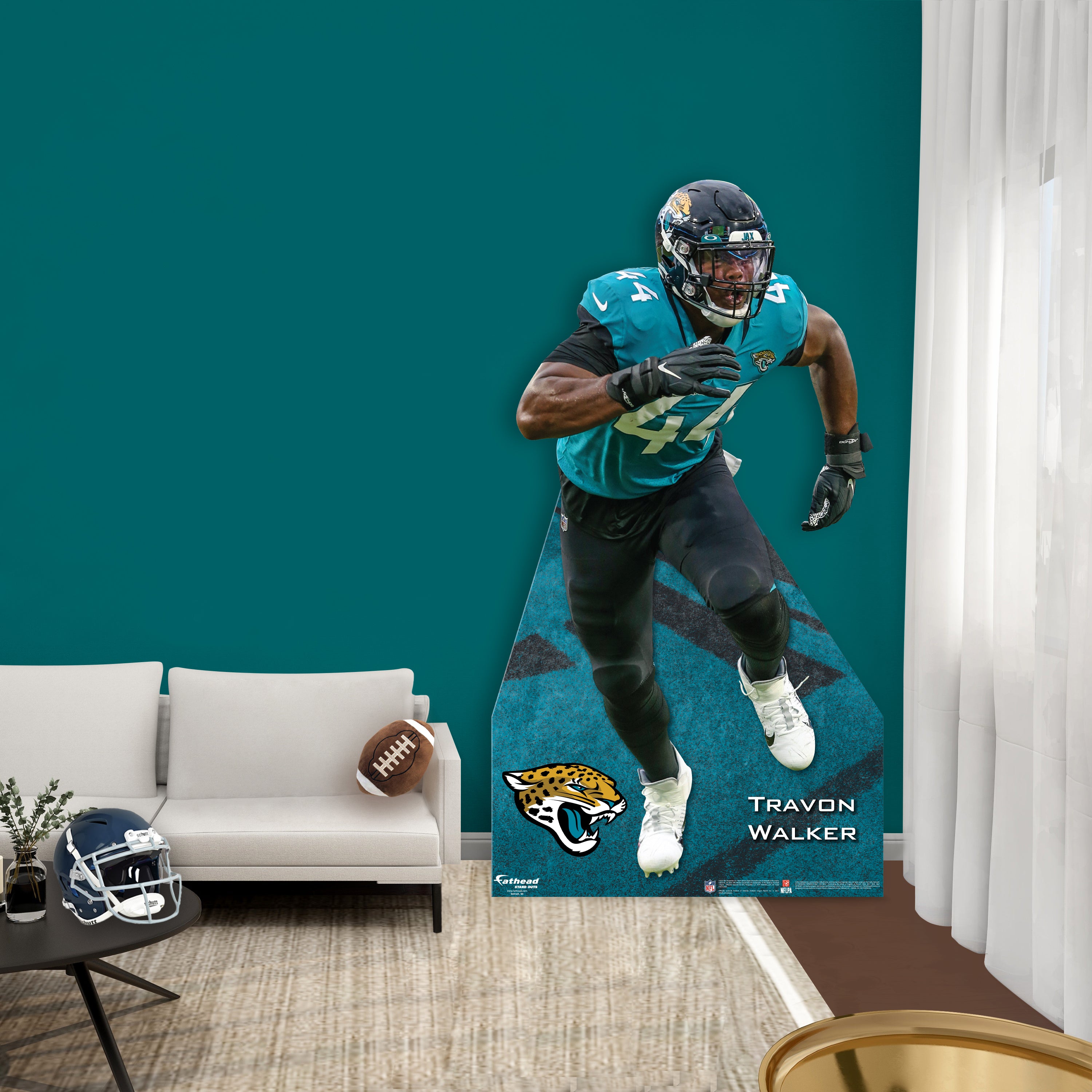 Teal Jacksonville Jaguars Sofa Protector